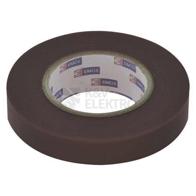 Obrázek produktu  Izolační páska EMOS F61517 0,13mm 15mm x 10m hnědá 1