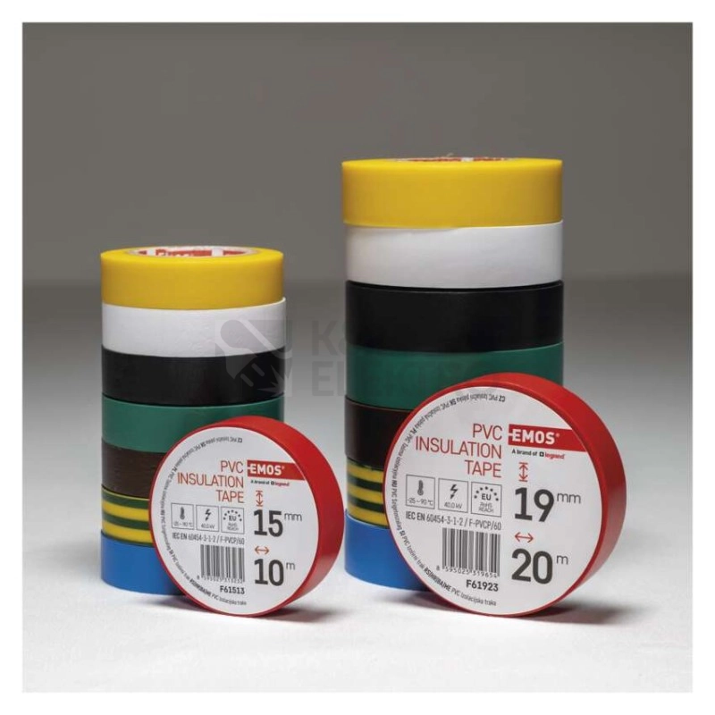 Obrázek produktu Izolační páska EMOS F61517 0,13mm 15mm x 10m hnědá 10