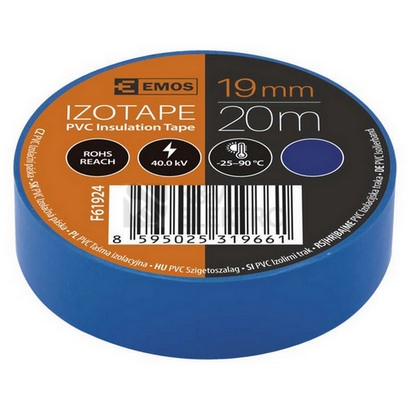 Obrázek produktu  Izolační páska EMOS F61924 19mm x 20m světle modrá 3