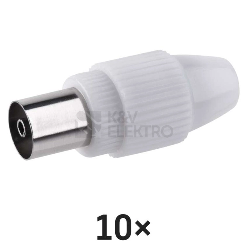 Obrázek produktu Anténní konektor EMOS K1731 IEC rovný samice 3