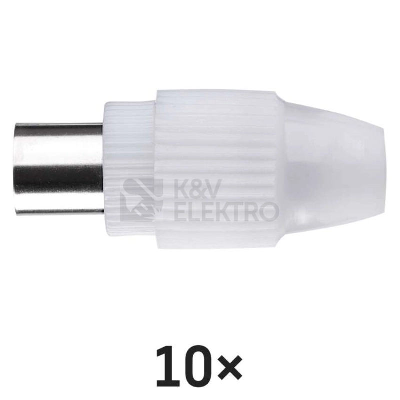 Obrázek produktu Anténní konektor EMOS K1731 IEC rovný samice 4