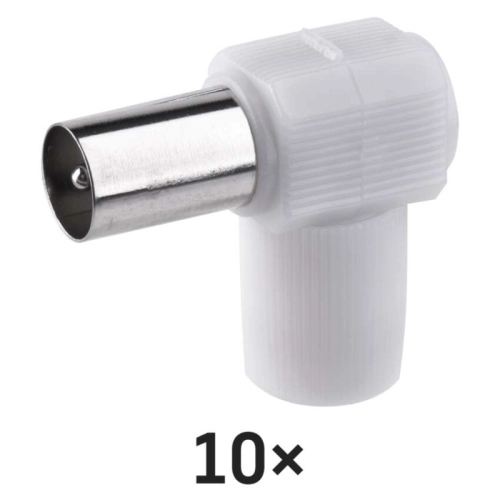 Anténní konektor EMOS K1451 IEC úhlový samec (obrázek 4)