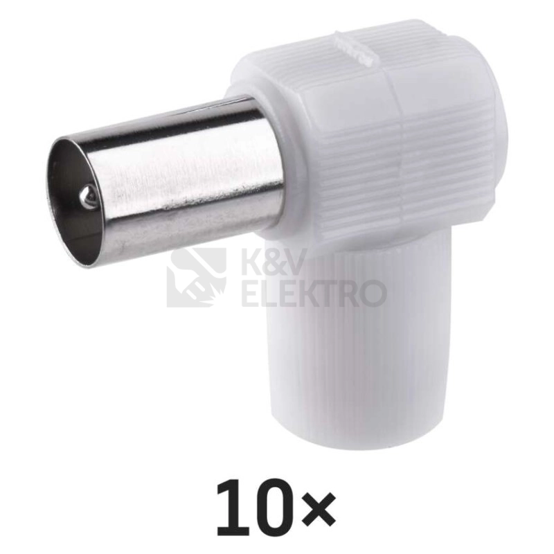Obrázek produktu Anténní konektor EMOS K1451 IEC úhlový samec 3