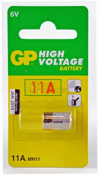 Obrázek produktu Baterie GP 11A speciální alkalická 1ks 1021001111 blistr 0