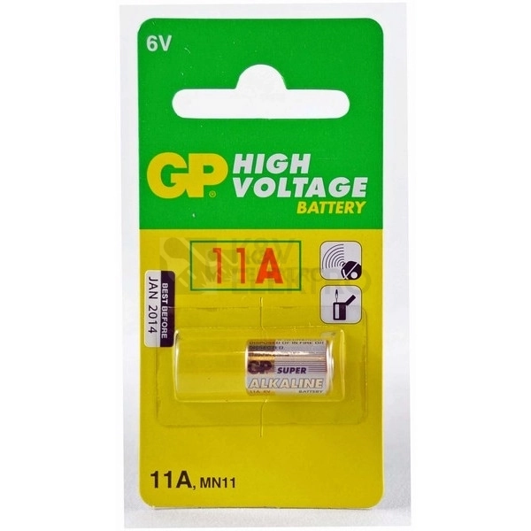 Obrázek produktu Baterie GP 11A speciální alkalická 1ks 1021001111 blistr 0