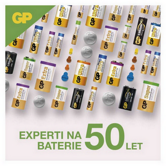 Knoflíková baterie GP LR44 A76 AG13 alkalická 1ks 1041007611 blistr (obrázek 7)