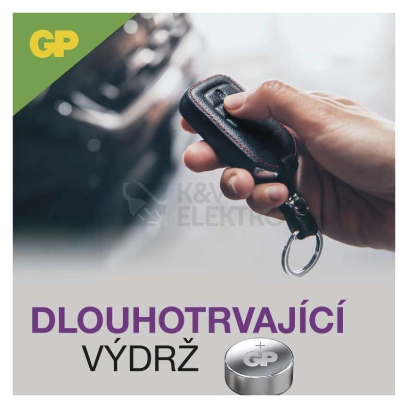 Obrázek produktu Knoflíková baterie GP LR44 A76 AG13 alkalická 1ks 1041007611 blistr 5