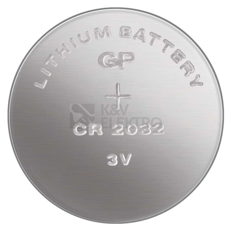 Obrázek produktu Knoflíková baterie GP CR2032 lithiová 1ks 1042203211 blistr 1