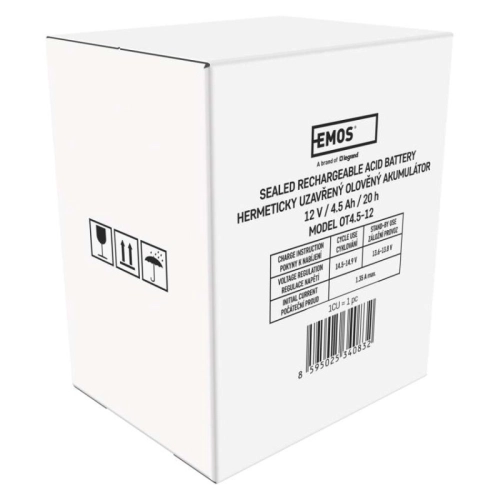 Olověný akumulátor EMOS B9653 12V 4,5Ah (obrázek 9)