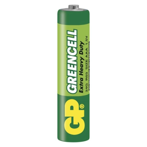 Mikrotužkové baterie AAA GP R03 Greencell (blistr 4ks) (obrázek 6)