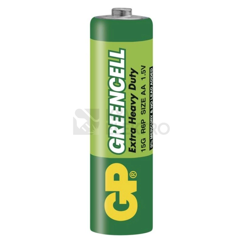 Obrázek produktu Tužkové baterie AA GP R6 Greencell (blistr 4ks) 3