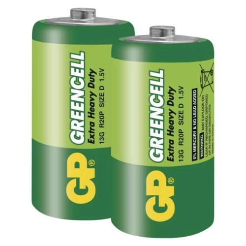 Baterie D GP R20 Greencell (blistr 2ks) (obrázek 5)