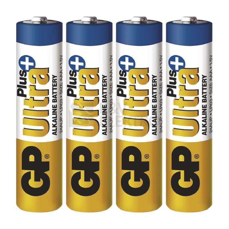 Obrázek produktu Mikrotužkové baterie AAA GP LR03 Ultra Plus alkalické (blistr 4ks) 2