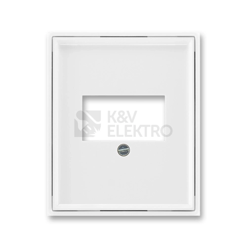 ABB Element,Time kryt zásuvky bílá/bílá 5014E-A00040 03 pro HDMI, USB, VGA nebo reprozásuvku