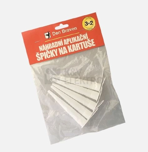 Obrázek produktu Den Braven náhradní aplikační špičky na kartuše 5ks S3121 bez uzávěru 0