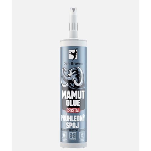 Levně Den Braven lepidlo MAMUT GLUE CRYSTAL 290ml transparent 51930BD