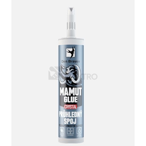 Den Braven lepidlo MAMUT GLUE CRYSTAL 290ml transparent 51930BD