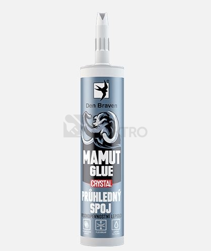 Obrázek produktu Den Braven lepidlo MAMUT GLUE CRYSTAL 290ml transparent 51930BD 0