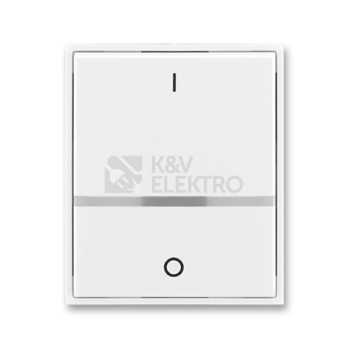ABB Element,Time kryt vypínače č.2S bílá/bílá 3558E-A00655 03 s průzorem