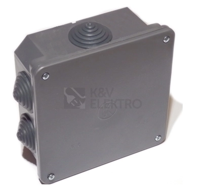 Obrázek produktu Krabice KOPOS 8110 LA 117x117x58mm IP54 tmavě šedá 0