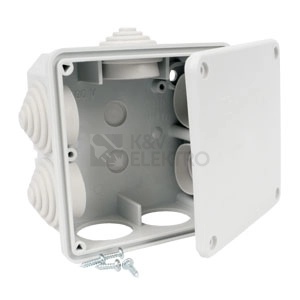 Obrázek produktu Krabice KOPOS 8110 LA 117x117x58mm IP54 tmavě šedá 1