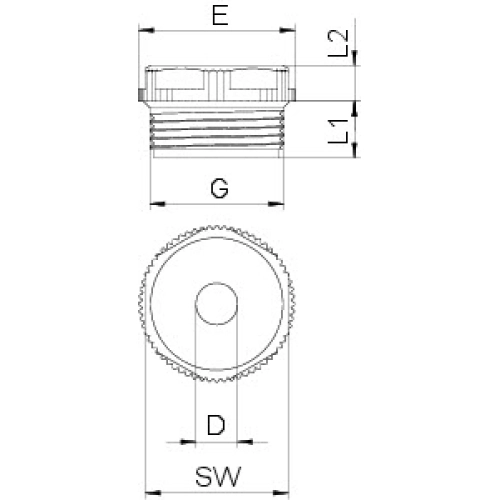Průchodka šroubovací OBO 90 PG16 DSMB 2032546 (obrázek 3)