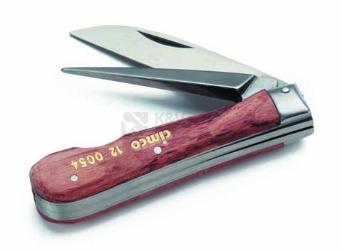 Obrázek produktu Univerzální nůž CIMCO 90mm otervírací dvoudílný, dřevěná rukojeť 0