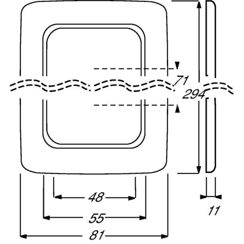 ABB Reflex SI čtyřrámeček 1725-0-0951 (2514-214) 2CKA001725A0951