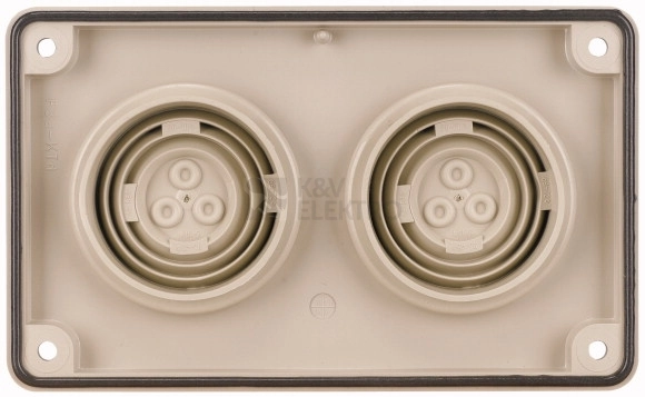 Obrázek produktu Kabelová příruba EATON F3A-KTD 2x průchodka do prům 70 083674 0