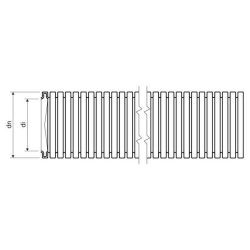 Husí krk trubka KOPOS MONOFLEX 1425 K50 25mm světle šedá (50m) (obrázek 2)