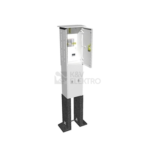 Rozvaděč elektroměrový PER 1 v pilíři 5210 (5010+8100) stoják šedý