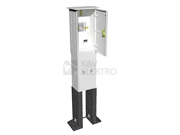 Obrázek produktu Rozvaděč elektroměrový PER 1 v pilíři 5210 (5010+8100) stoják šedý 0