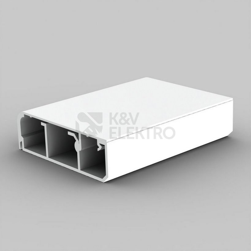 Obrázek produktu  Soklová podlahová lišta KOPOS LP 80x25 HD 2m bílá 0