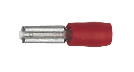 Obrázek produktu Konektory faston 820/1 A červená, rozměry 2,8x0,8mm, průřez 0,5-1mm2 (100ks) 0
