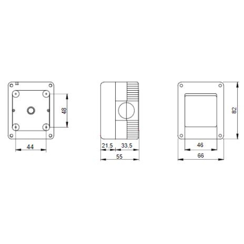 Gewiss 27 Combi skříňka IP40 2M šedá GW27002
