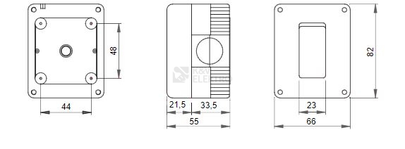 Obrázek produktu Gewiss 27 Combi skříňka IP40 1M šedá GW27001 1