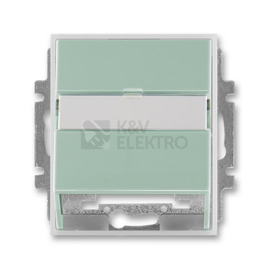 Obrázek produktu ABB Element kryt datové zásuvky agáve/ledová bílá 5014E-A00100 22 0