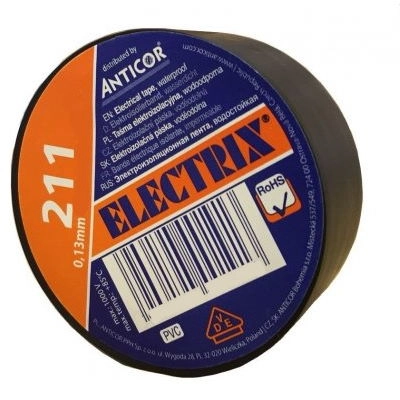 Izolační páska Anticor Electric 50mm x 10m černá