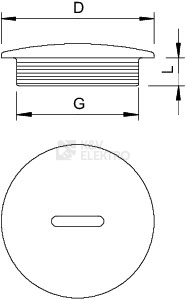 Obrázek produktu Zátka šroubovací OBO 108 M16 PS 2033007 2