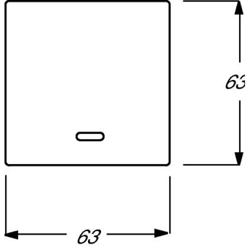 ABB kryt stmívače studio bílá 2CKA006599A2834 Future Linear, Solo,Solo Carat, Busch-axcent 6599-0-2834 (6543-84-101)