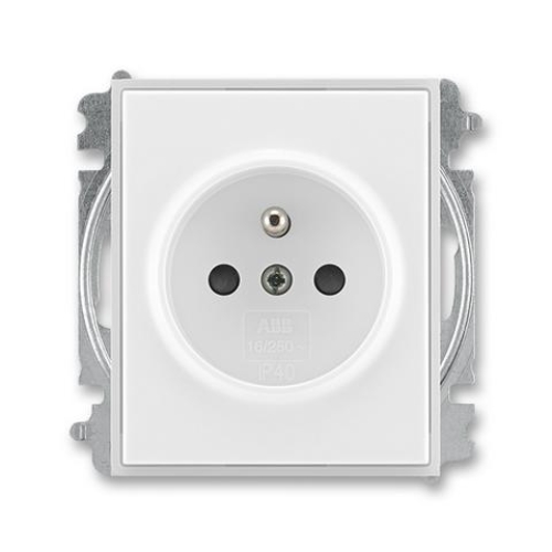 ABB Element,Time zásuvka bílá/ledová bílá 5519E-A02357 01