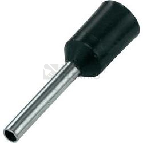 Lisovací dutinky černé GPH DI 6-18 průřez 6mm2 délka 18mm (100ks)