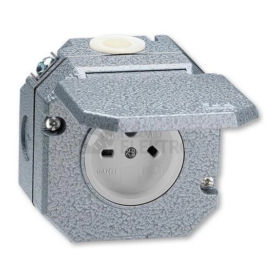 Obrázek produktu ABB Garant zásuvka 12-48V 5515N-C05755 IP55 10A šedá vzor K 0