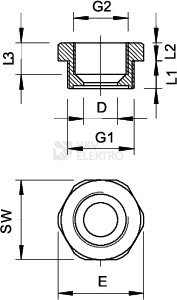 Obrázek produktu REDUKCE VYVODKY 107 R M25-16 PA 2030626 1