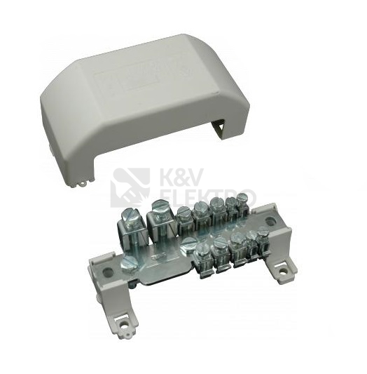 Obrázek produktu Svorkovnice ekvipotenciální SEZ EVP-SK s krytem pro pásku nebo drát 0