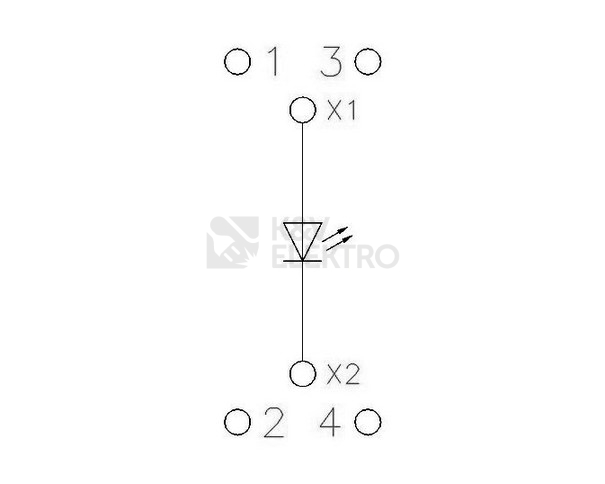 Obrázek produktu Signálka zelená LED EATON Z-EL/G230 /284922/ 2