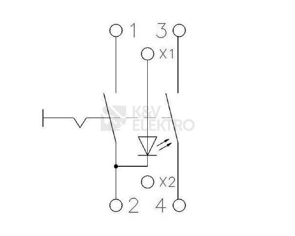 Obrázek produktu Instalační vypínač EATON Z-SWL230/SS s LED signálkou 2NO 16A 276306 2