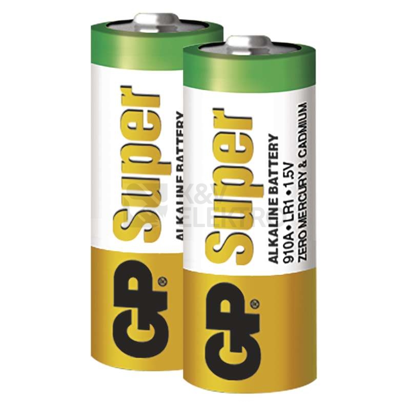 Obrázek produktu Baterie GP 910A LR1 speciální alkalická (blistr 2ks) 2