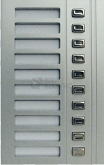 Obrázek produktu Modul vrátného TESLA GUARD 2-BUS 10 tlačítek 4FN 230 37 0