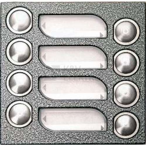 Modul tlačítkový 4+n 8tl. TT KARAT (antika stříbrná) 4FN 230 88.2